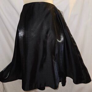 New MED A-line SKIRT Retro Rockabilly Stunning Iridescent Silk